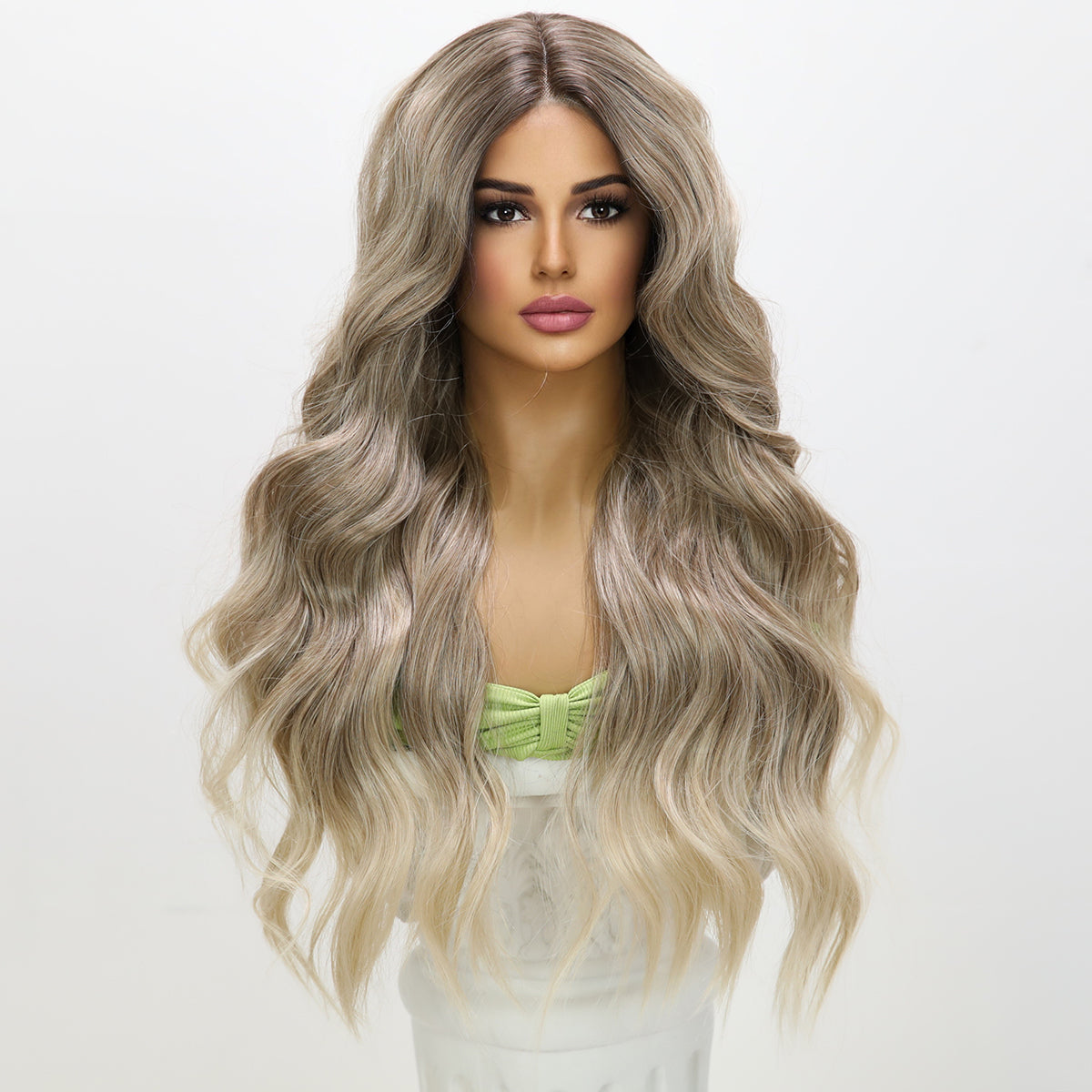 Brynn | Light Brown Gradient  | Body Wave | T-Part 13*5*1 Lace Front | 30 Inches | SM9118 | Apn Popinrow