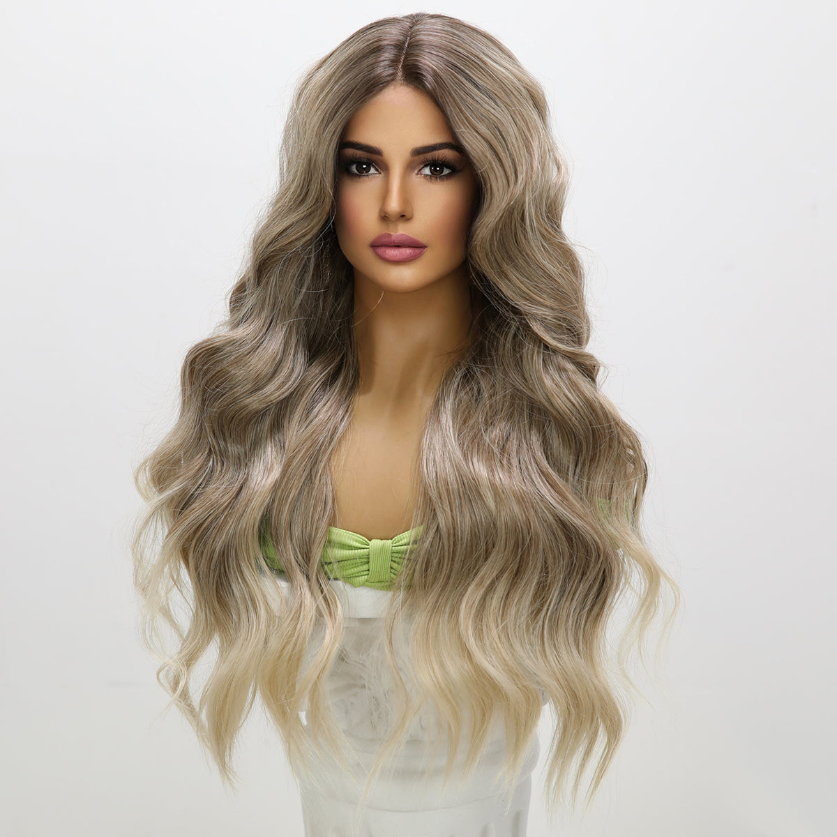 Brynn | Light Brown Gradient  | Body Wave | T-Part 13*5*1 Lace Front | 30 Inches | SM9118 | Apn Popinrow