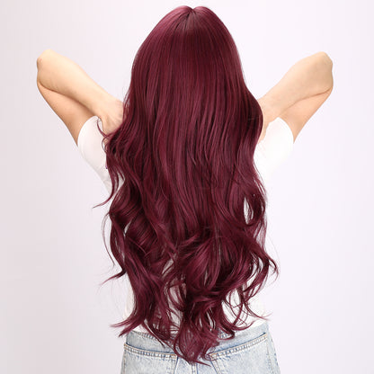 Demi | Wine & Pink Highlight | Costume | Curly Hair | 30 Inches | SM6967 | Apn Popinrow