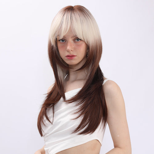 Joy | Brown Gradient | Straight Hair Wig | 22inch | SM260 | Apn Popinrow