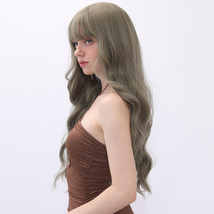 Malani | Grey | Long Wave Hair Wig | 24inch | SM7215 | Apn Popinrow