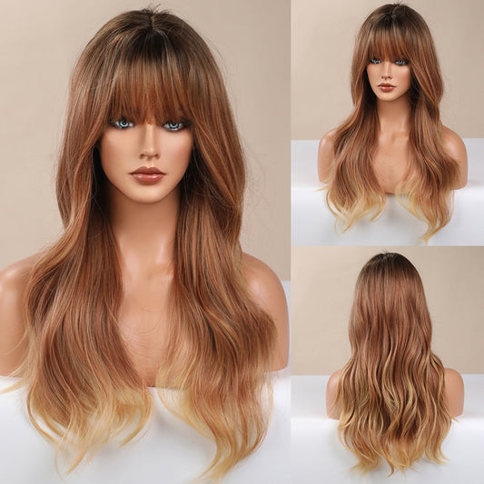 Orange Gradient | Loose Wave | 26inch | Apn Prtheuscn1