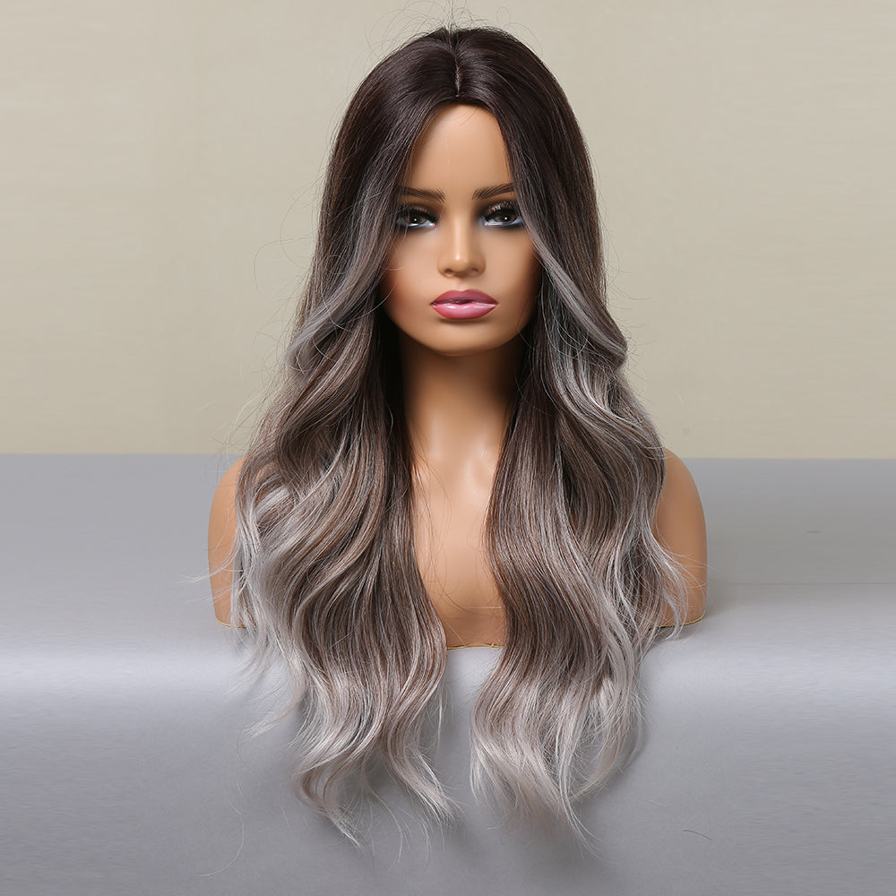 Gray Gradient | Loose Wave | 24inch | SM474 | Apn Artop