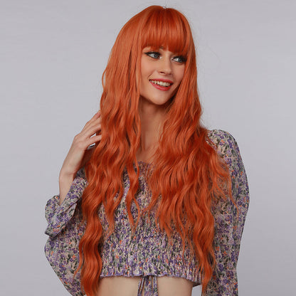 Orange | Curly Hair | 30inch | SM021 | Apn ZYJX