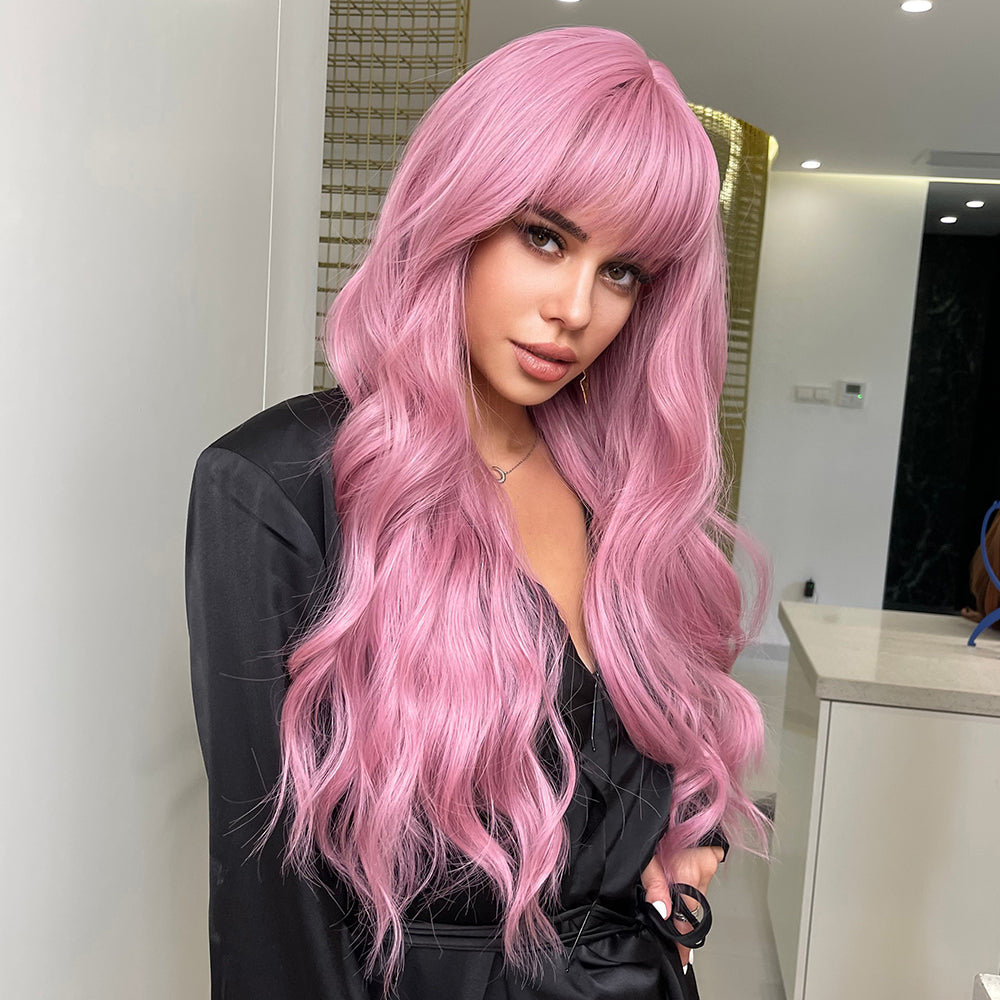 Pink | Loose Wave | 28inch | Apn VIPS