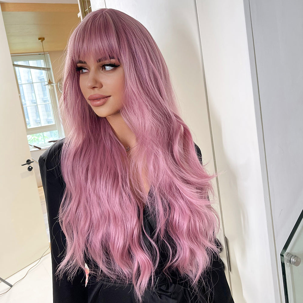 Pink | Loose Wave | 28inch | Apn VIPS