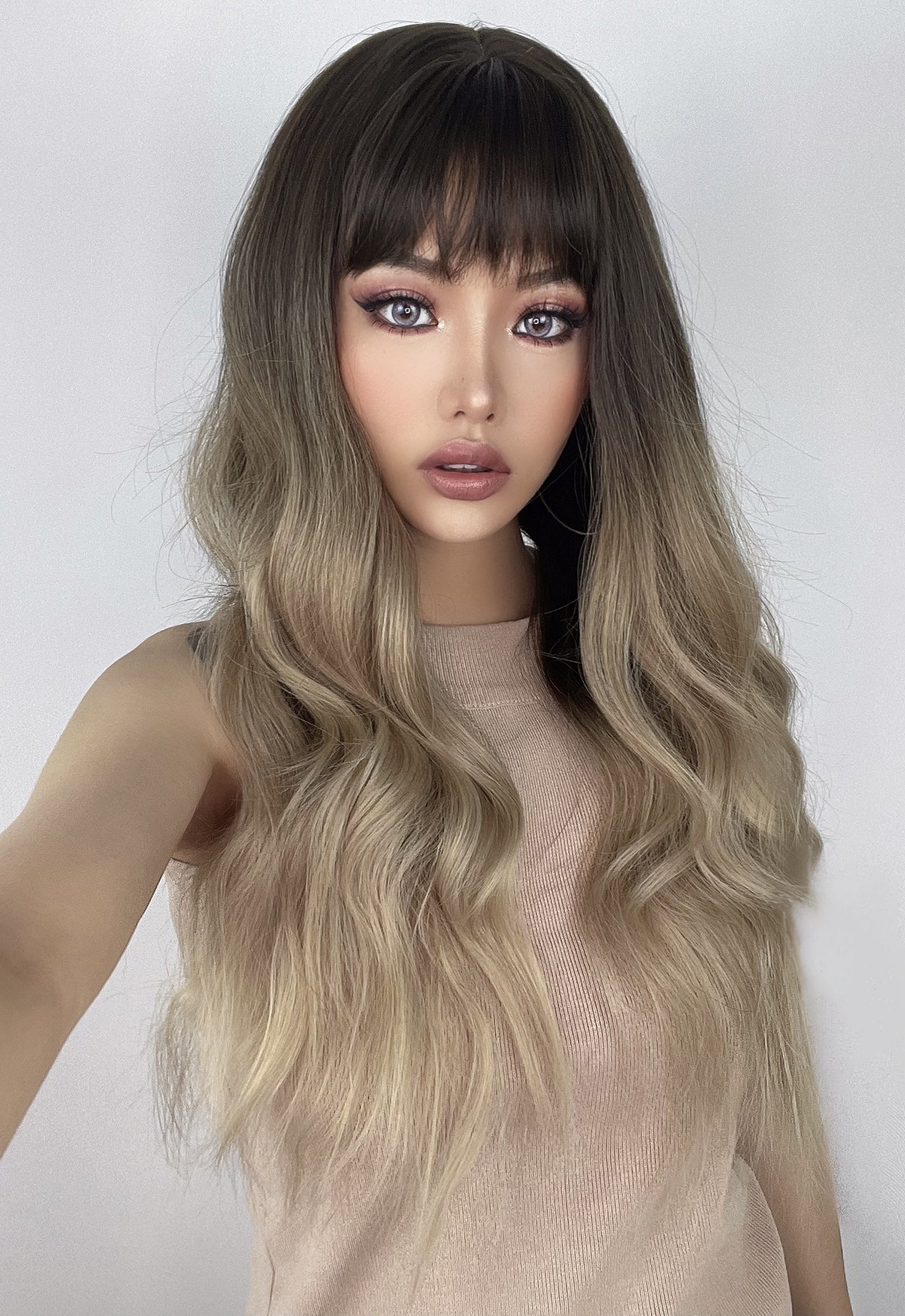 Golden Gradient | Wavy Curly | 26inch | Apn VIPS