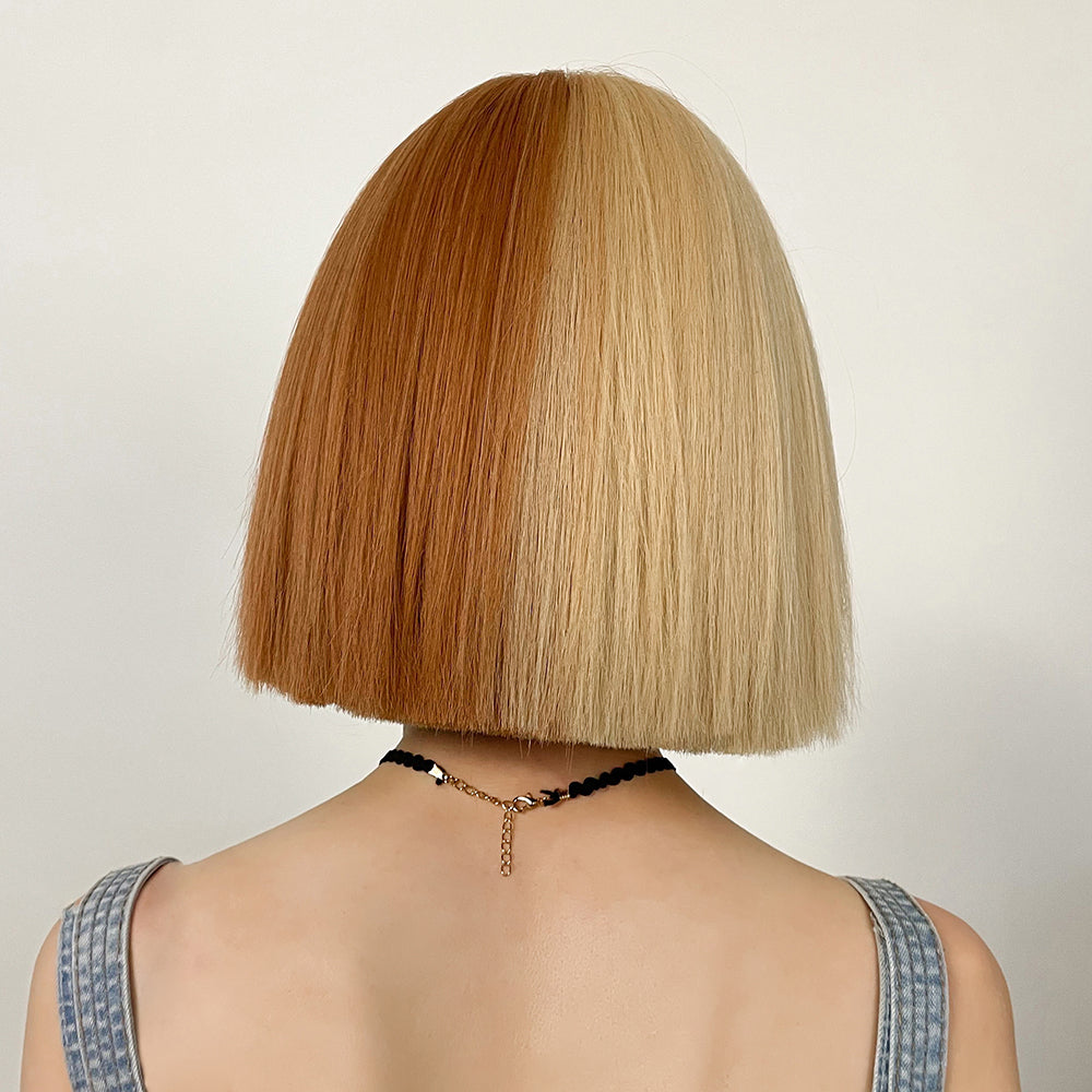 Cosplay | Golden Orange | Straight Bob | 12inch | SM6164 | Apn KolifySZ