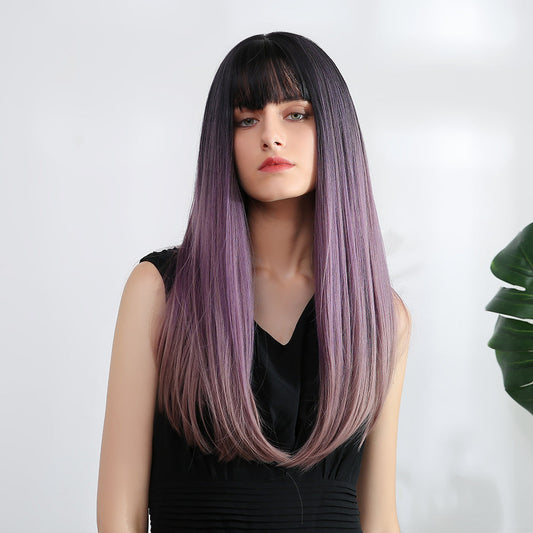 Purple Gradient | Straight Hair | 24inch | Apn Prtheuscn1