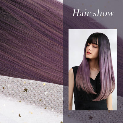 Purple Gradient | Straight Hair | 24inch | Apn Prtheuscn1