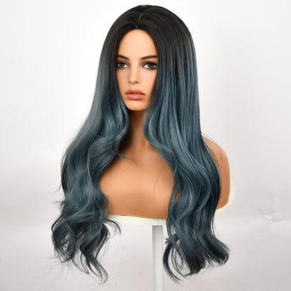 Paige | Dark Blue &Green Mixed | Body Wave | 30 Inch | SM6968 | Apn Popinrow