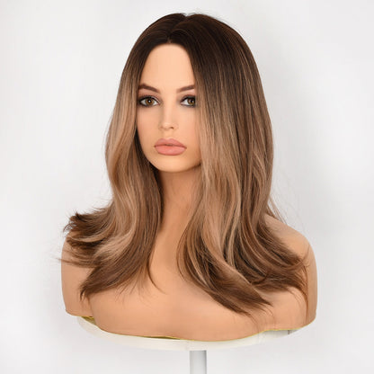 Brown & Golden Mixed | Shoulder Wave | 20“ | Apn Realway