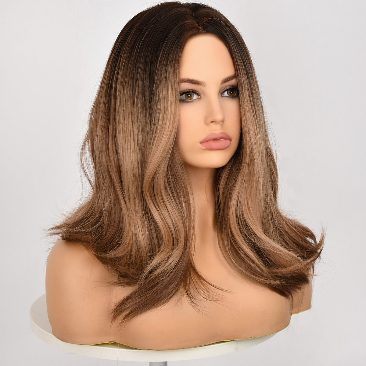 Brown & Golden Mixed | Shoulder Wave | 20“ | Apn VIPS