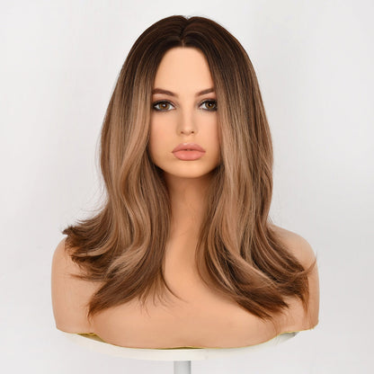 Brown & Golden Mixed | Shoulder Wave | 20“ | Apn Realway