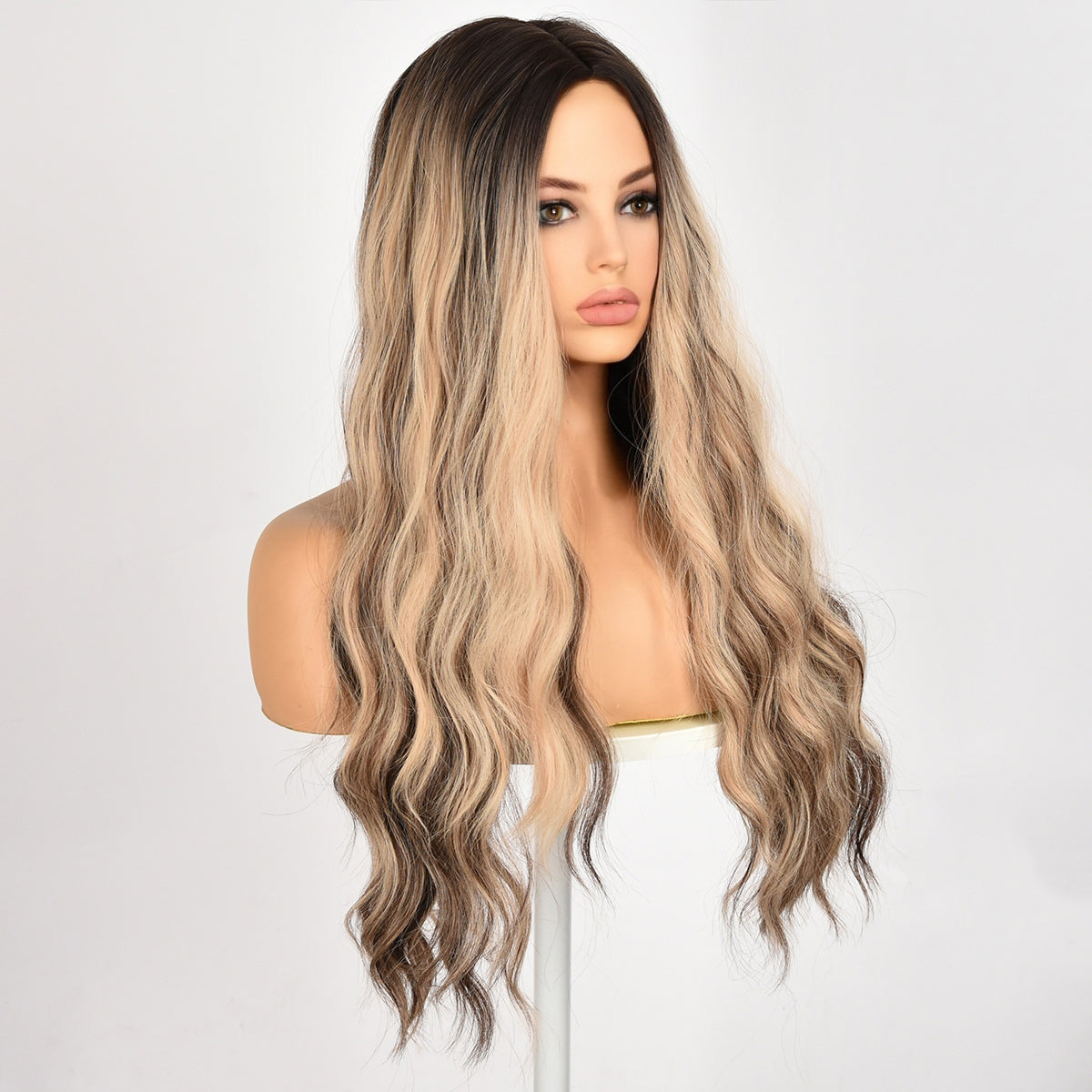 Golden & Brown Mixed | Body Wave | 30 Inch | Apn LAP | SM5307