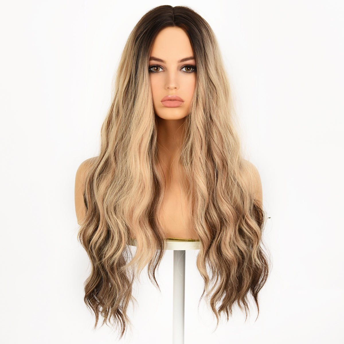 Golden & Brown Mixed | Body Wave | 30 Inch | Apn LAP | SM5307