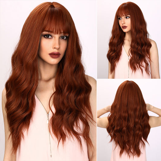 Isabel | Wine Red Wig | Loose Wave Wig | 26 inch Wig | SM6154 | Apn Popinrow