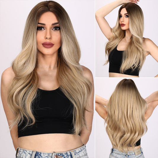 Norah | Brown and Ombre Gradient Wig | Loose Wave Wig | 24 inch Wig | TM Pop