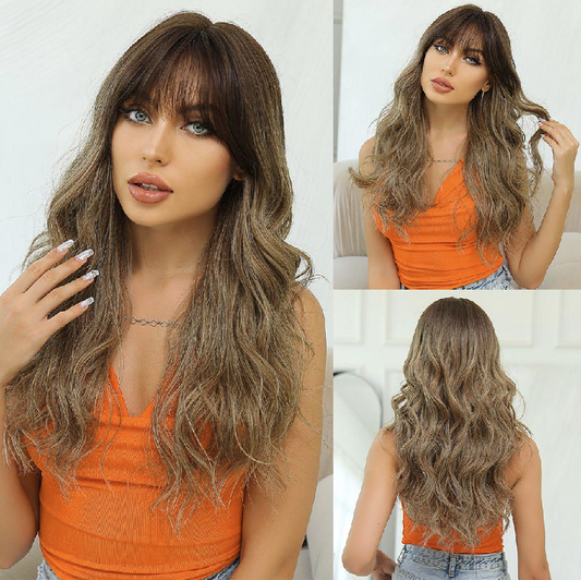 Arielle | Brown | Long Curly Wigs | 22 inch | LC080-1  | Apn Popinrow