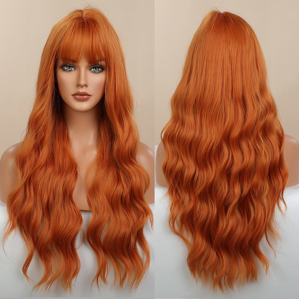 Orange | Curly Hair | 30inch | SM021 | Apn Kolifyph2