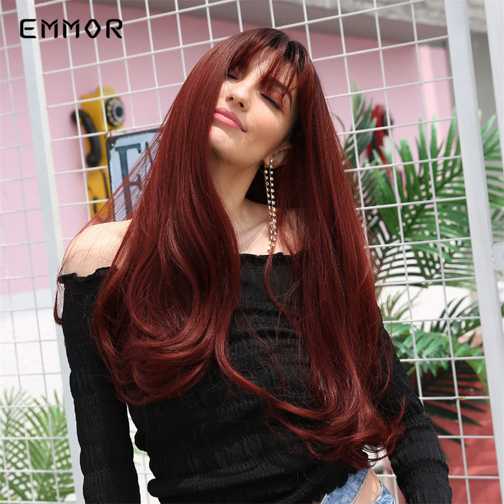 Red Gradient | Loose Wave | 22inch | SM368 | Apn 51talk