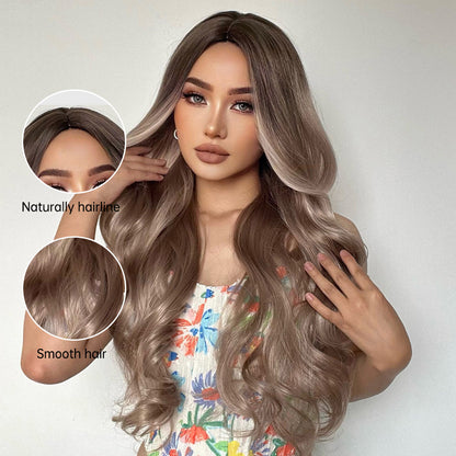 Gray Pink Gradient | Loose Wave | 28inch | SM1001 | Apn KolifySZ