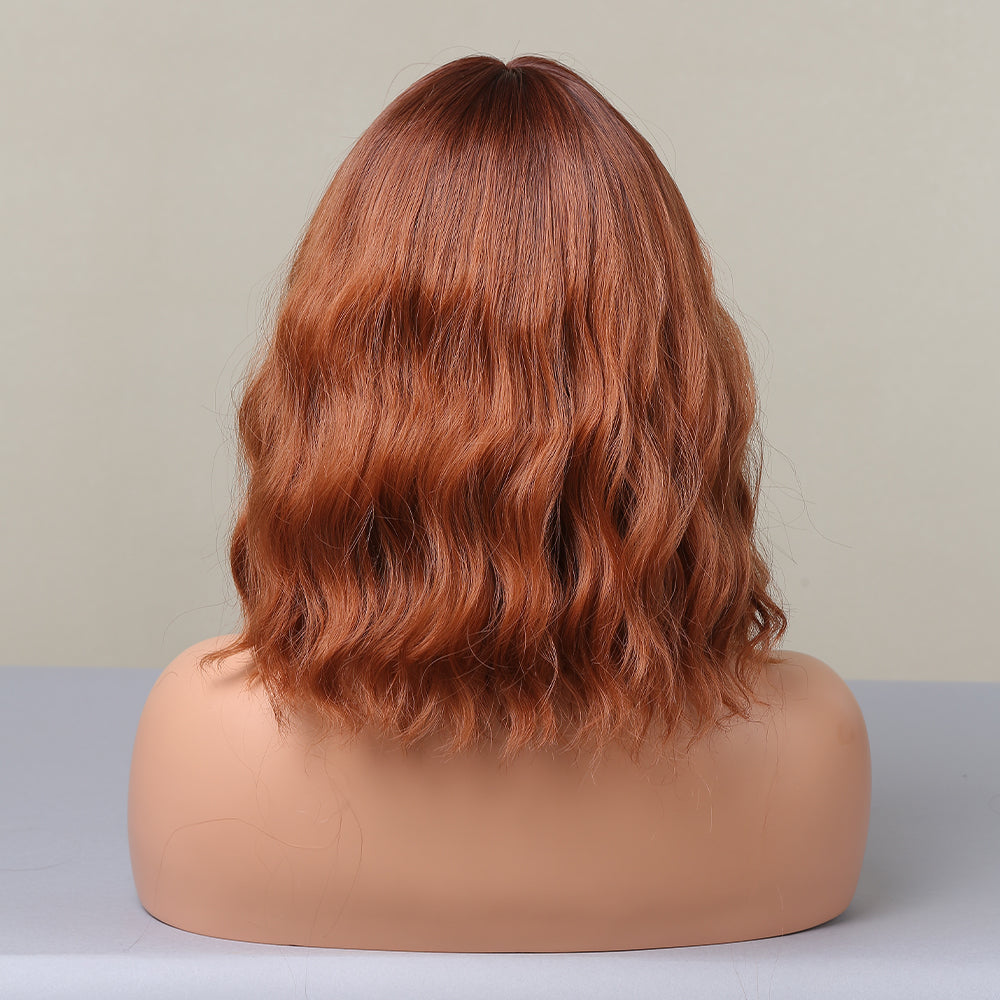 Orange | Curly Bob | 14inch | SM031 | Apn Artop