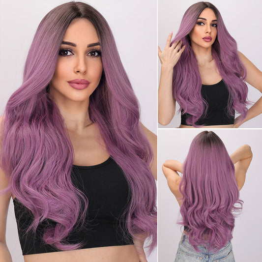 Iris | Purple Wig | Body Wave Wig | 28 inch Wig | TM Pop