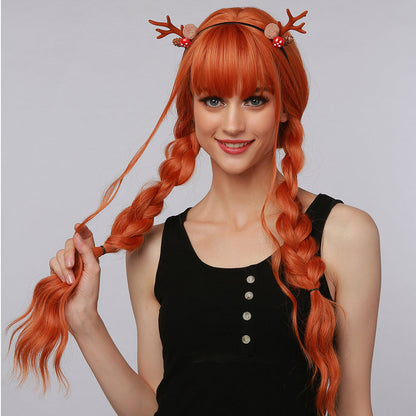 Orange | Curly Hair | 30inch | Apn Realway