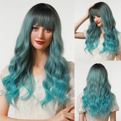 Blue Gradient | Loose Wave | 28inch | Apn Prtheuscn1