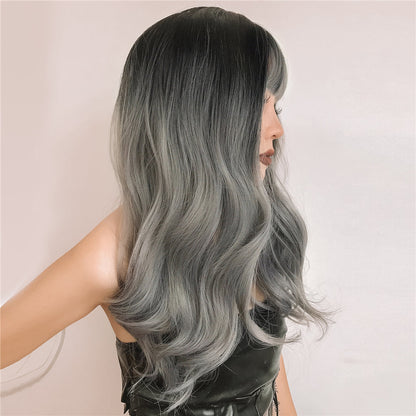 Gray Gradient | Loose Wave | 22inch | apn Prtheus