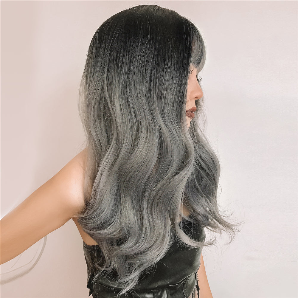 Gray Gradient | Loose Wave | 22inch | SM6057 | Apn 51talk