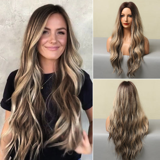 Golden Brown Gradient | Loose Wave | 28inch | Apn Realway