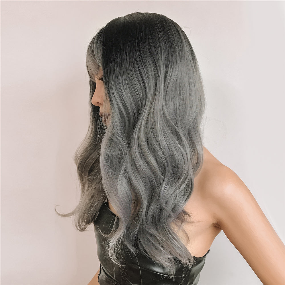 Gray Gradient | Loose Wave | 22inch | SM6057 | Apn ZYJX