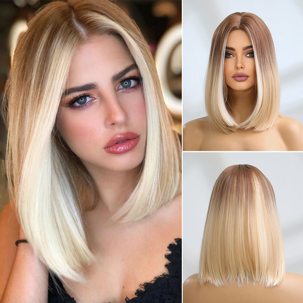 Blonde Gradient | Straight Bob | 16inch | SM8037 | Apn ZYJX