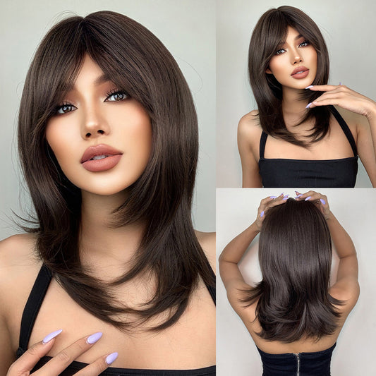 Amari | Black | Straight Shoulder Long Wig | 18 inch | LC242-6 | Apn Popinrow