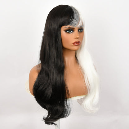 Tessa | Cosplay | Black & White | Long Body Wave | 26 Inch | SM9015 | Apn KolifySZ