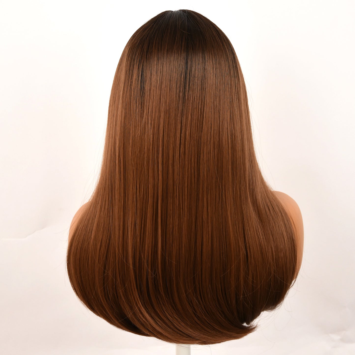 Brown Gradient | Straight Bob with Bangs | 26 Inch | Apn Prtheus