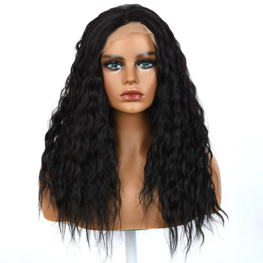 6*5*1 Front Lace | Black | Curly Wave | 18" | SM715 | Apn Artop