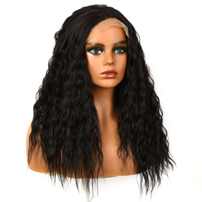 6*5*1 Front Lace | Black | Curly Wave | 18" | SML715 | Apn VIPS