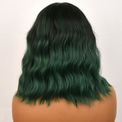 Dark Green | Short Curly | 13 inch | SM170-1 | Apn 51talk