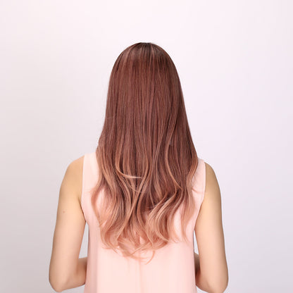 Taylor | Pink and Ombre Wig | Deep Wave Wig | 24 inch Wig | SM8040 | Apn MCZJ