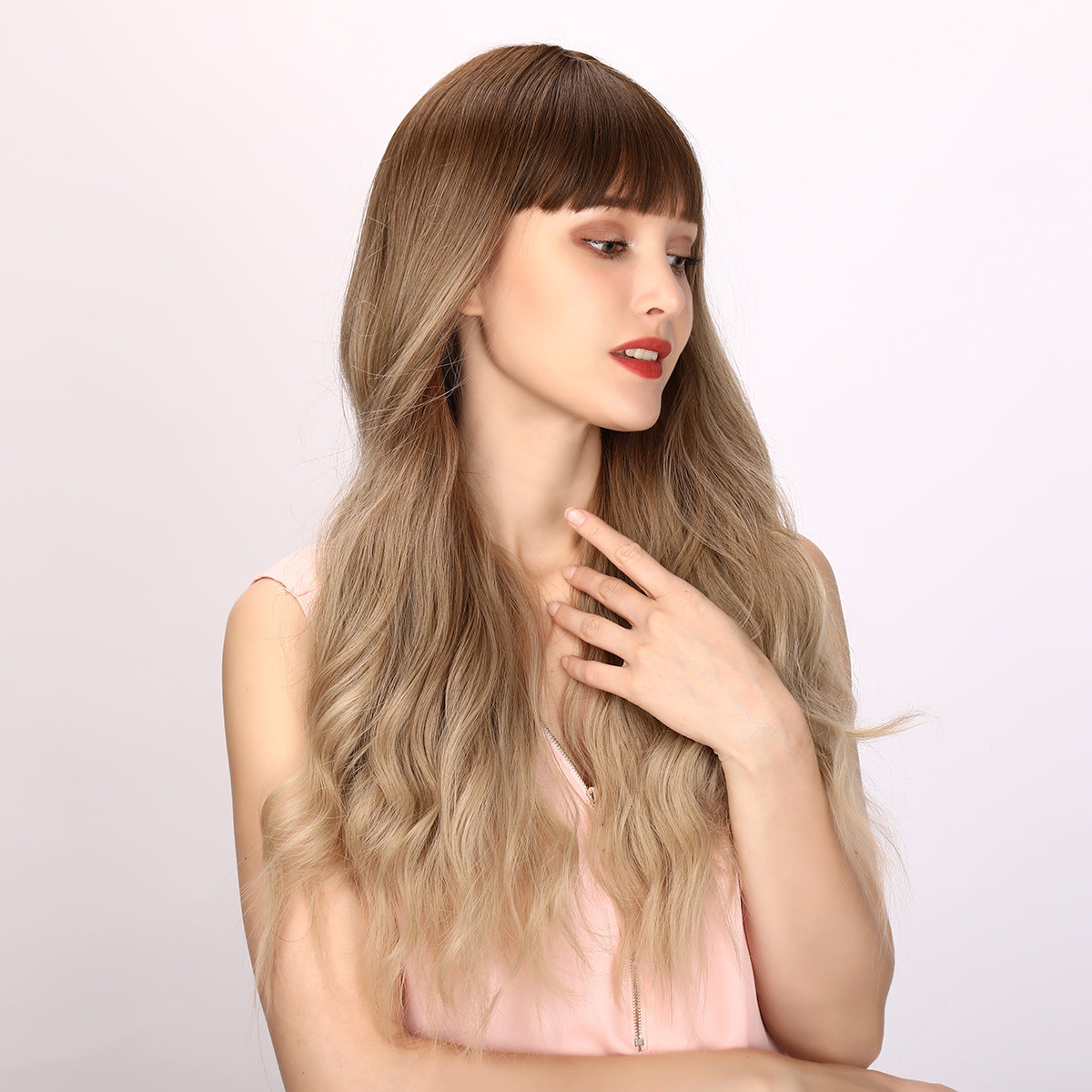 Faith | Blonde and Ombre Wig | Loose Wave Wig | 26 inch Wig | SM6096 | Apn Faith