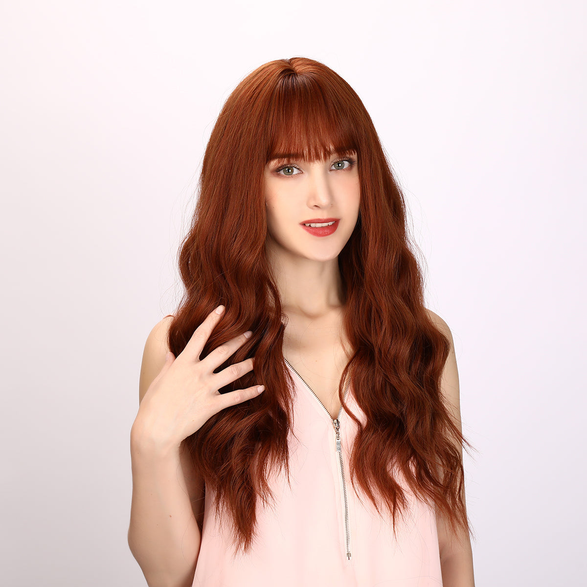 Isabel | Wine Red Wig | Loose Wave Wig | 26 inch Wig | SM6154 | Apn Faith