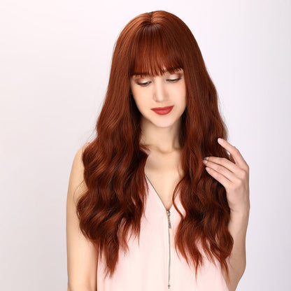 Isabel | Wine Red Wig | Loose Wave Wig | 26 inch Wig | SM6154 | Apn Faith