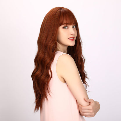 Isabel | Wine Red Wig | Loose Wave Wig | 26 inch Wig | SM6154 | Apn Faith