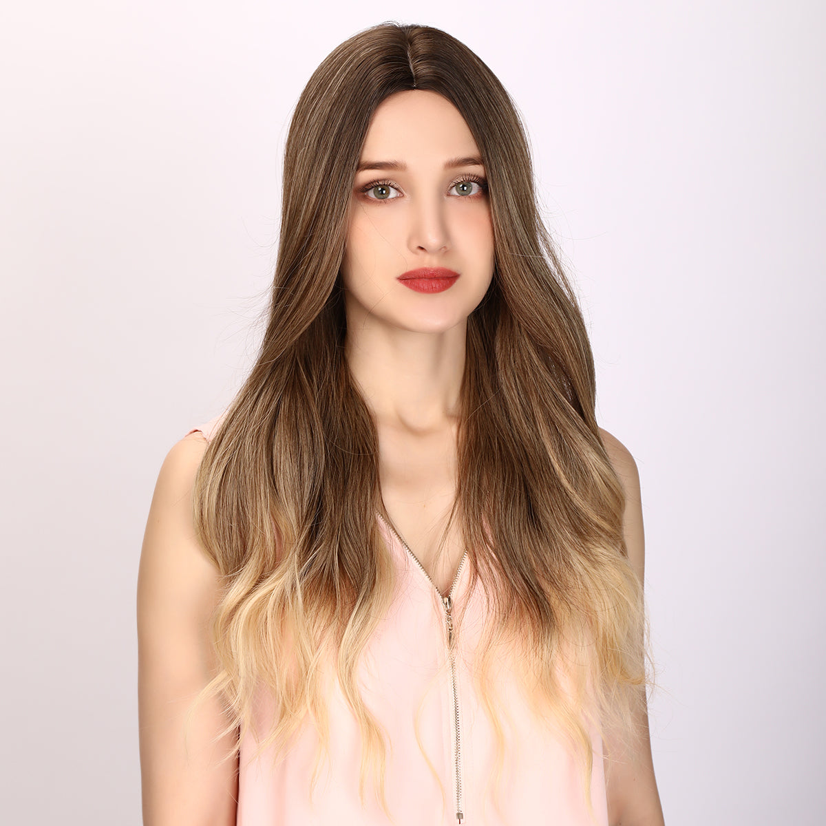 Finley | Brown and Ombre Wig | Loose Wave Wig | 28 inch Wig | SM5300 | Apn Faith