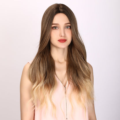 Finley | Brown and Ombre Wig | Loose Wave Wig | 28 inch Wig | SM5300 | Apn Popinrow