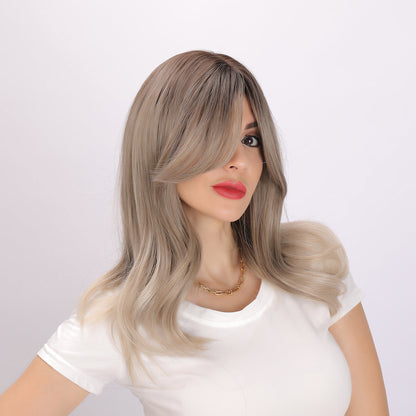 Alyssa | Gray Wig | Loose Wave Wig | 18 inch Wig | SM250 | Apn Faith