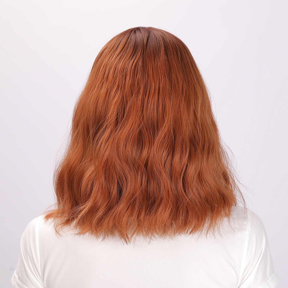 Laila | Orange Wig | Bob Curly Wig | 14 inch Wig | SM031 | Apn Faith